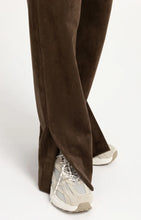 Load image into Gallery viewer, YAYA - Suedine Wide Leg Trouser - Slate Black Brown
