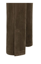 Load image into Gallery viewer, YAYA - Suedine Wide Leg Trouser - Slate Black Brown
