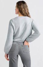 Load image into Gallery viewer, YAYA - Corded Hem Sweater - Blue Melange
