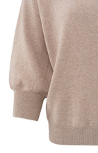 Load image into Gallery viewer, YAYA - Raglan Sleeve Sweater - Dusty Pink Melange
