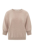 Load image into Gallery viewer, YAYA - Raglan Sleeve Sweater - Dusty Pink Melange
