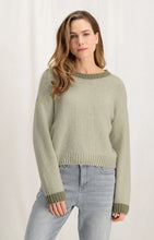 Load image into Gallery viewer, YAYA - Colour Contrast Sweater - Silver Lining Beige
