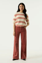 Load image into Gallery viewer, Garcia - Short Sleeve Stripe Jumper - Whitecap
