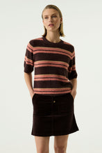 Load image into Gallery viewer, Garcia - Short Sleeve Stripe Jumper - Hazel Bloom
