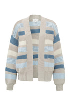 Load image into Gallery viewer, YAYA - Textured Cardigan - Wind Chime Beige Dessin
