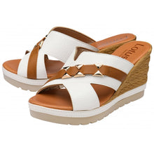 Load image into Gallery viewer, LOTUS - Barracuda - Wedge Sandal - White
