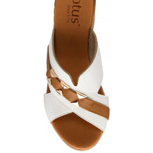 Load image into Gallery viewer, LOTUS - Barracuda - Wedge Sandal - White
