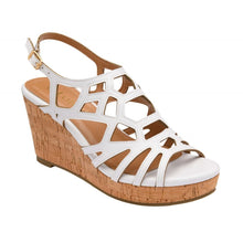 Load image into Gallery viewer, LOTUS - Rhi Wedge Sandal - White
