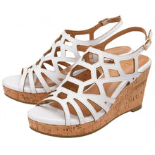 Load image into Gallery viewer, LOTUS - Rhi Wedge Sandal - White
