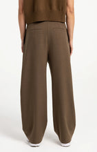 Load image into Gallery viewer, YAYA - Woven Barel Leg Trouser with Pleats - Teak Brown
