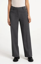 Load image into Gallery viewer, YAYA - Straight Leg Trousers with Seam Detail - Anthracite Melange
