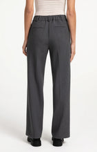 Load image into Gallery viewer, YAYA - Straight Leg Trousers with Seam Detail - Anthracite Melange
