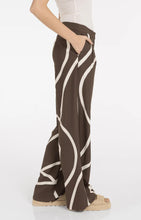 Load image into Gallery viewer, YAYA - Woven Print Pants -  Chocolate Martini Brown Dessin
