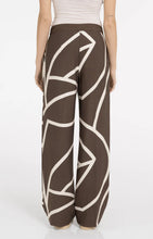 Load image into Gallery viewer, YAYA - Woven Print Pants -  Chocolate Martini Brown Dessin
