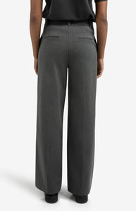 YAYA - Woven Trousers - Anthracite Melange