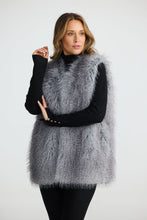 Load image into Gallery viewer, Brave &amp; True - Aspen Fur Gilet - Grey Speckle
