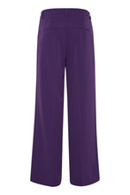 Load image into Gallery viewer, Ichi Lexi Classic Wider Leg Pants ~ Violet Indigo
