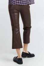 Load image into Gallery viewer, ICHI Costo Faux Leather Trousers ~ Bracken
