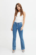 Load image into Gallery viewer, PULZ - Talia - Boot Cut Jeans - Medium Blue
