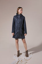 Load image into Gallery viewer, ICHI Tazi Raincoat ~ Navy Total Eclipse
