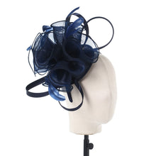 Load image into Gallery viewer, Navy Fascinator
