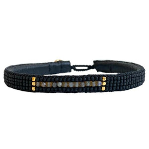 IBU Bracelet Stoneline - Black BF01