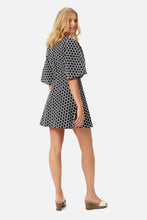 Load image into Gallery viewer, Traffic People Navy &amp; White Misty Dress
