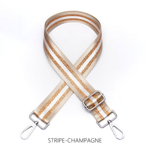 Bag Strap - Champagne Stripe