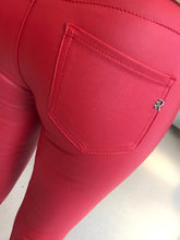 Load image into Gallery viewer, Red PU Pants
