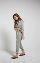 Load image into Gallery viewer, YAYA - Denim Jumpsuit - Seagrass Green
