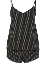 Load image into Gallery viewer, ICHI Julian Polka Dot Sleepwear Set ~ Vest &amp; Shorts
