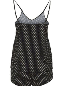 ICHI Julian Polka Dot Sleepwear Set ~ Vest & Shorts
