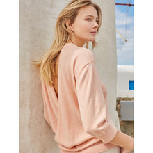 Load image into Gallery viewer, YAYA Pink Open Back Sweater
