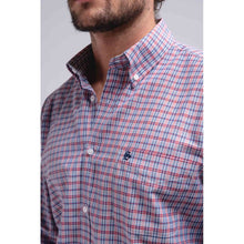 Load image into Gallery viewer, SMF Mens Red/Blue Check Shirt
