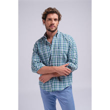 Load image into Gallery viewer, SMF Mens Green Check Shirt
