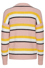 Load image into Gallery viewer, ICHI Crew Neck Striped Jumper
