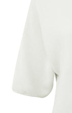 Load image into Gallery viewer, Yaya Boat Neck Button Back Sweater ~ Wool White

