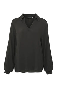 Yaya V Neck Shirt - Bristol Black